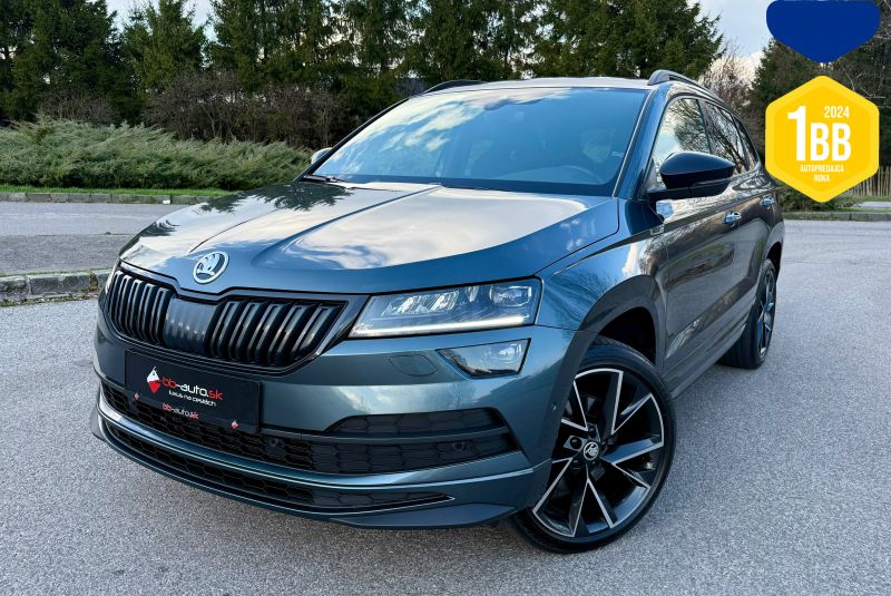 Škoda Karoq 2.0 TDI 190k DSG  SPORTLINE 4X4 WEBASTO 