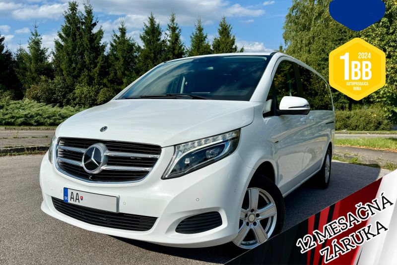 Mercedes V trieda V250 d lang AVANTGARDE 4MATIC A/T WEBASTO 