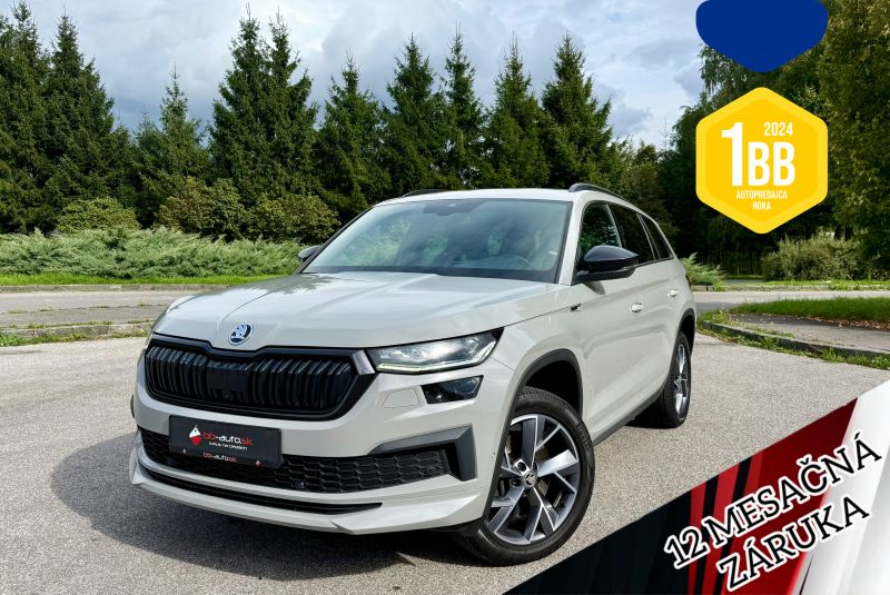 Škoda Kodiaq 2.0 TDI EVO 200K SPORTLINE 4x4 DSG WEBASTO 